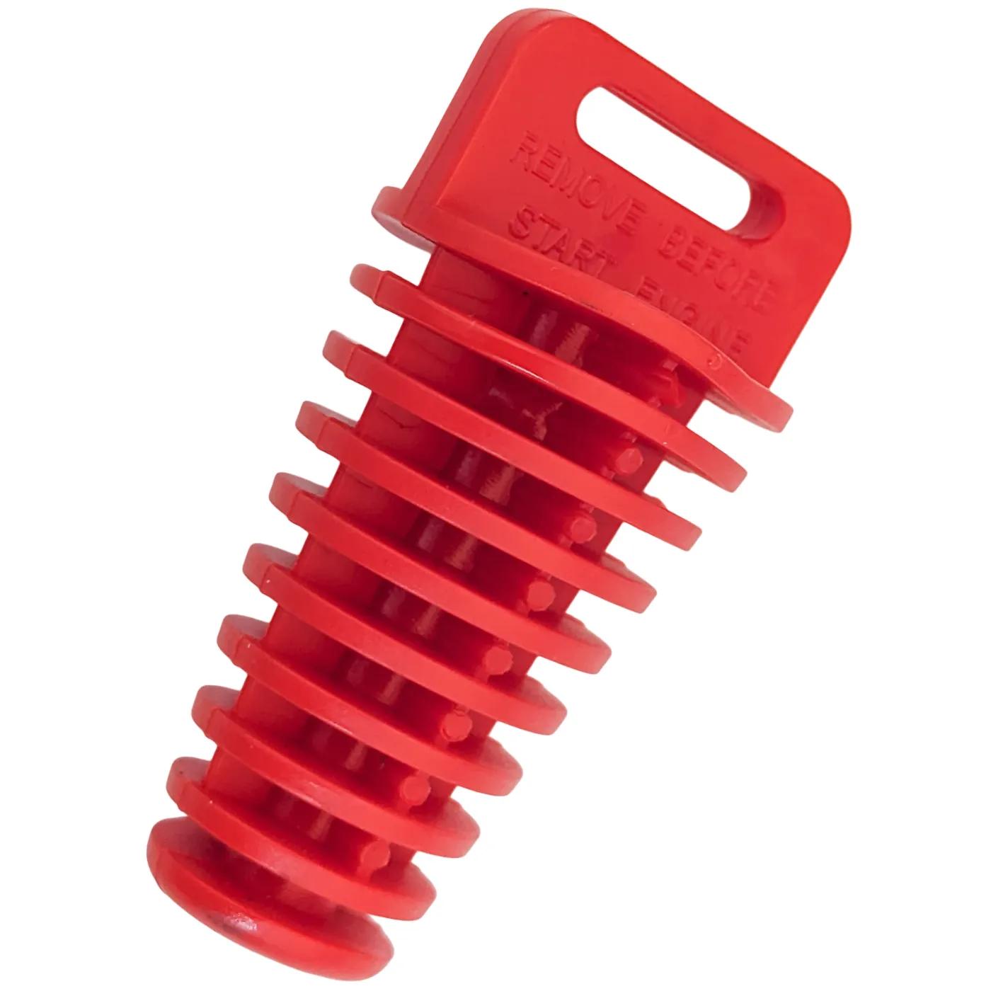 Пробка глушителя резиновая красная