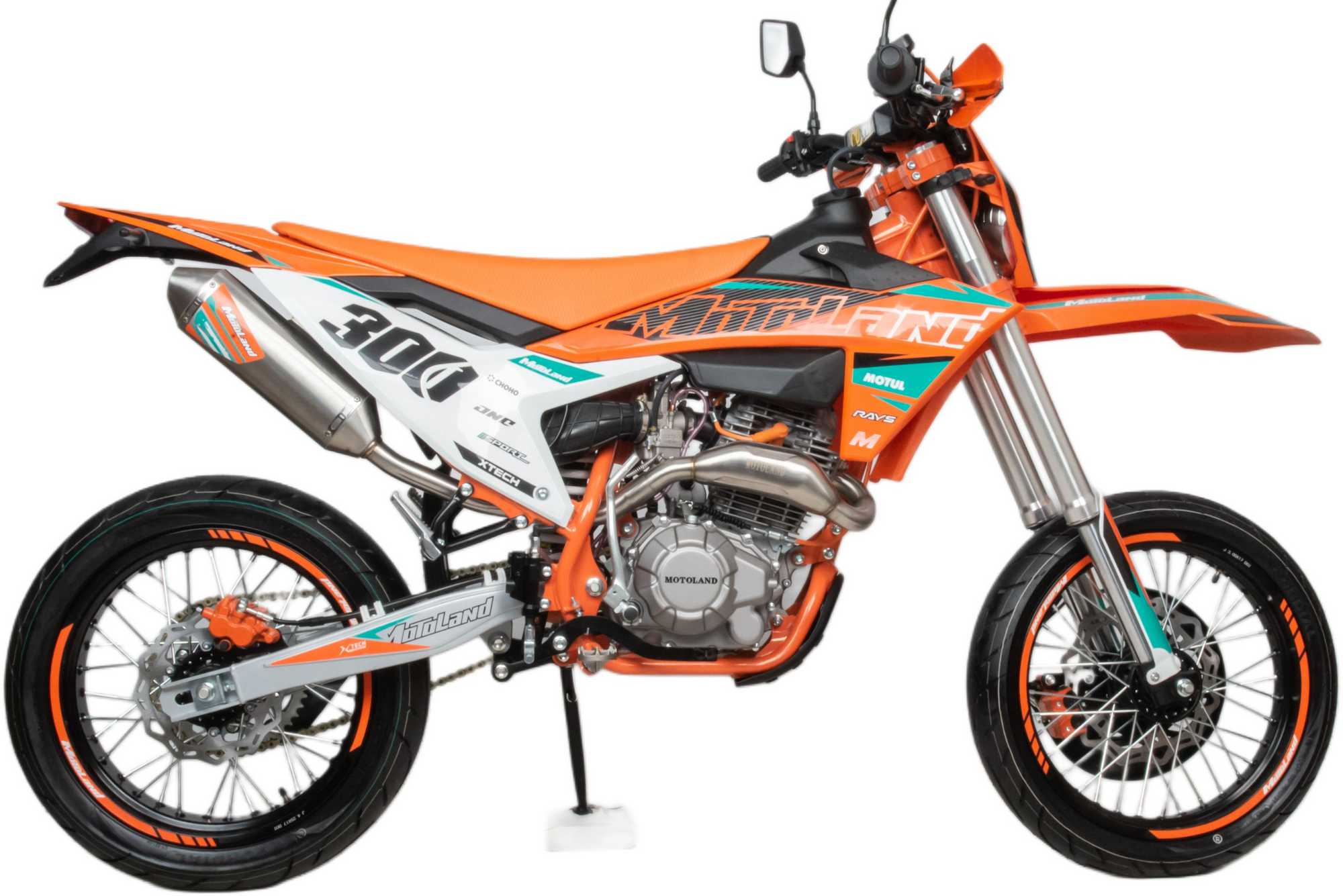 Мотоцикл Кросс Motoland SMX300 S4 (175FMM) 17/17 (мотард)  ПТС