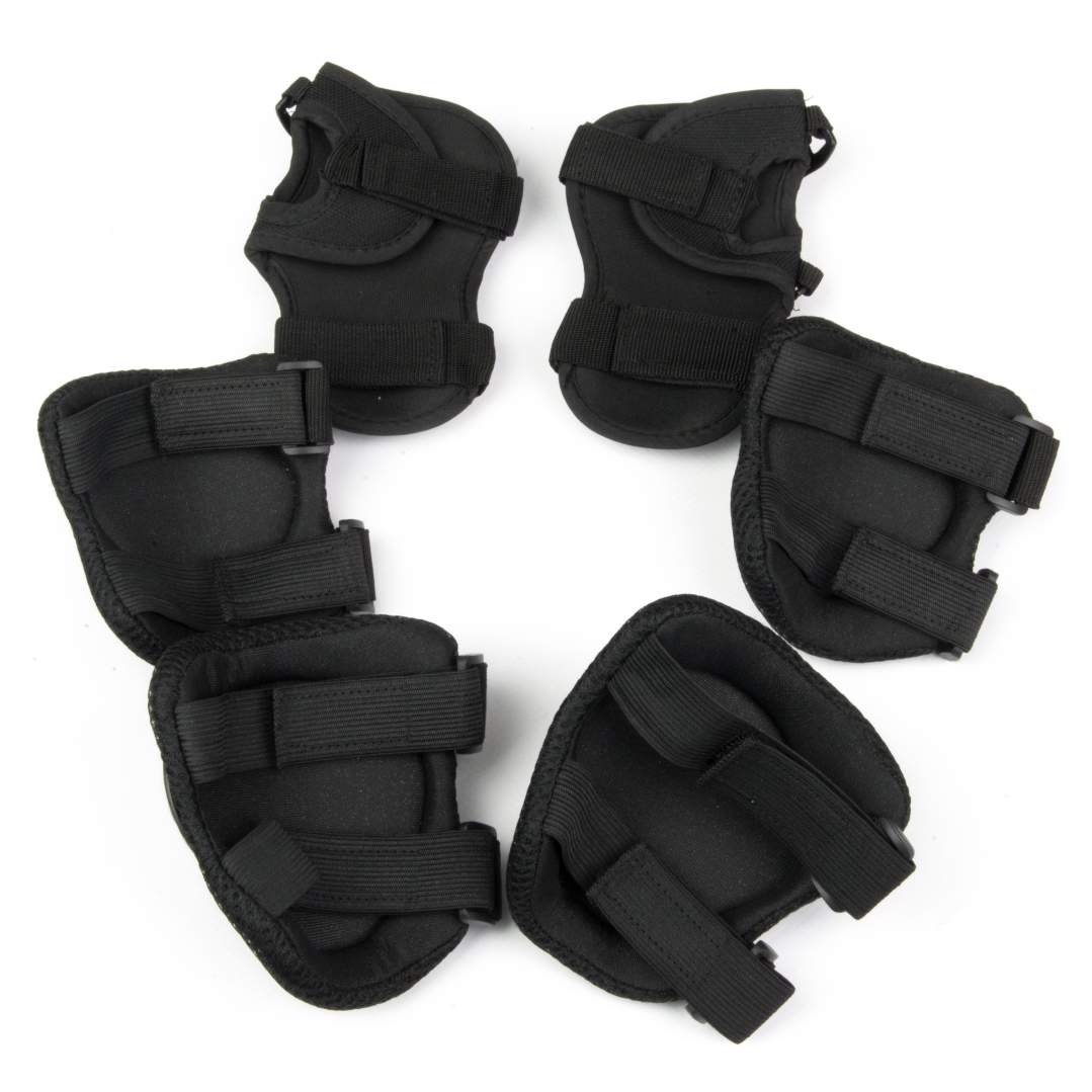 Защита детская (комплект) HE05044 (M) черная 