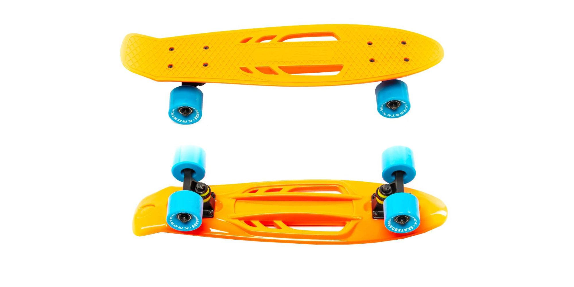 Скейтборд KROSTEK 22" пластик PC22 №12 / ORANGE